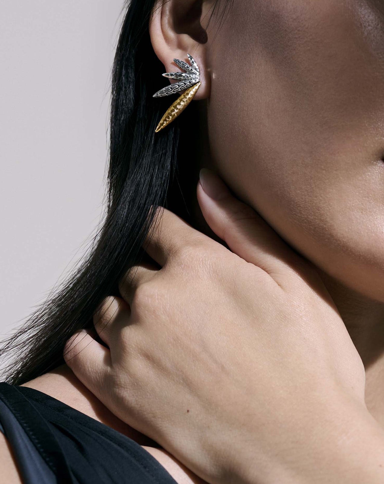 Feather Stripes Earrings